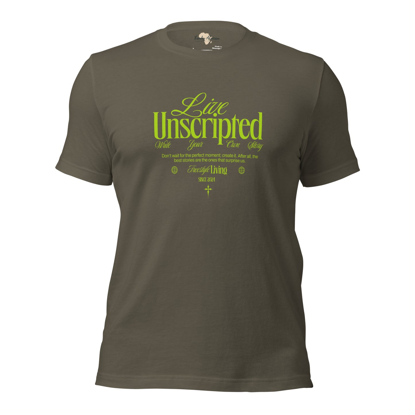 Live Unscripted Unisex t-shirt