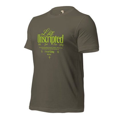 Live Unscripted Unisex t-shirt