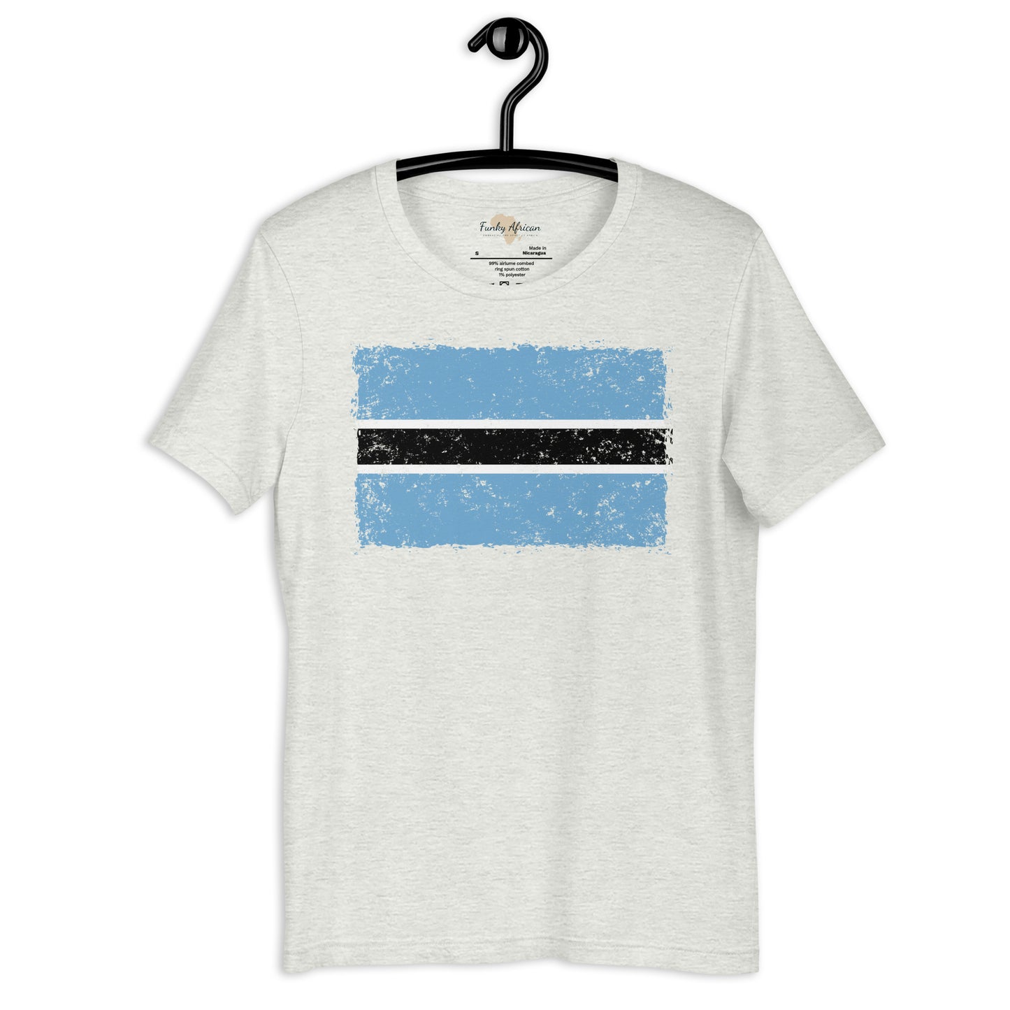 Botswana grunge unisex tee