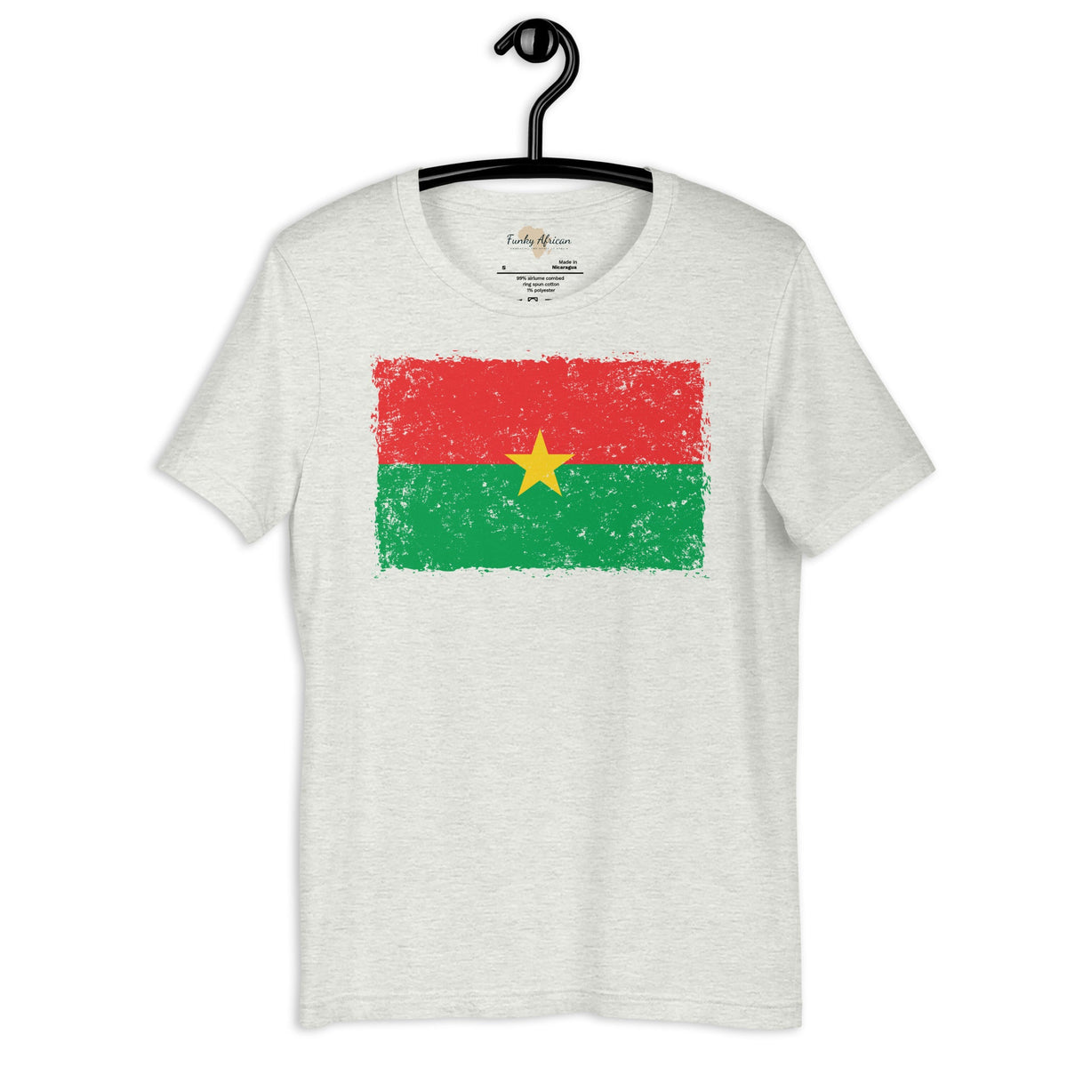 Burkina Faso grunge unisex tee Funky African
