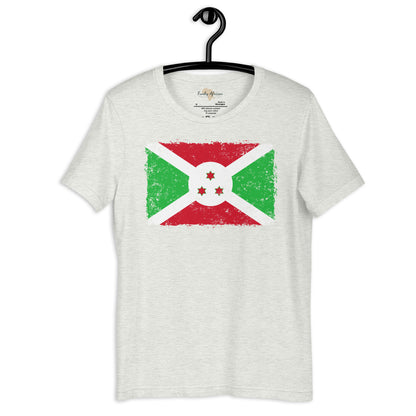 Burundi grunge unisex tee