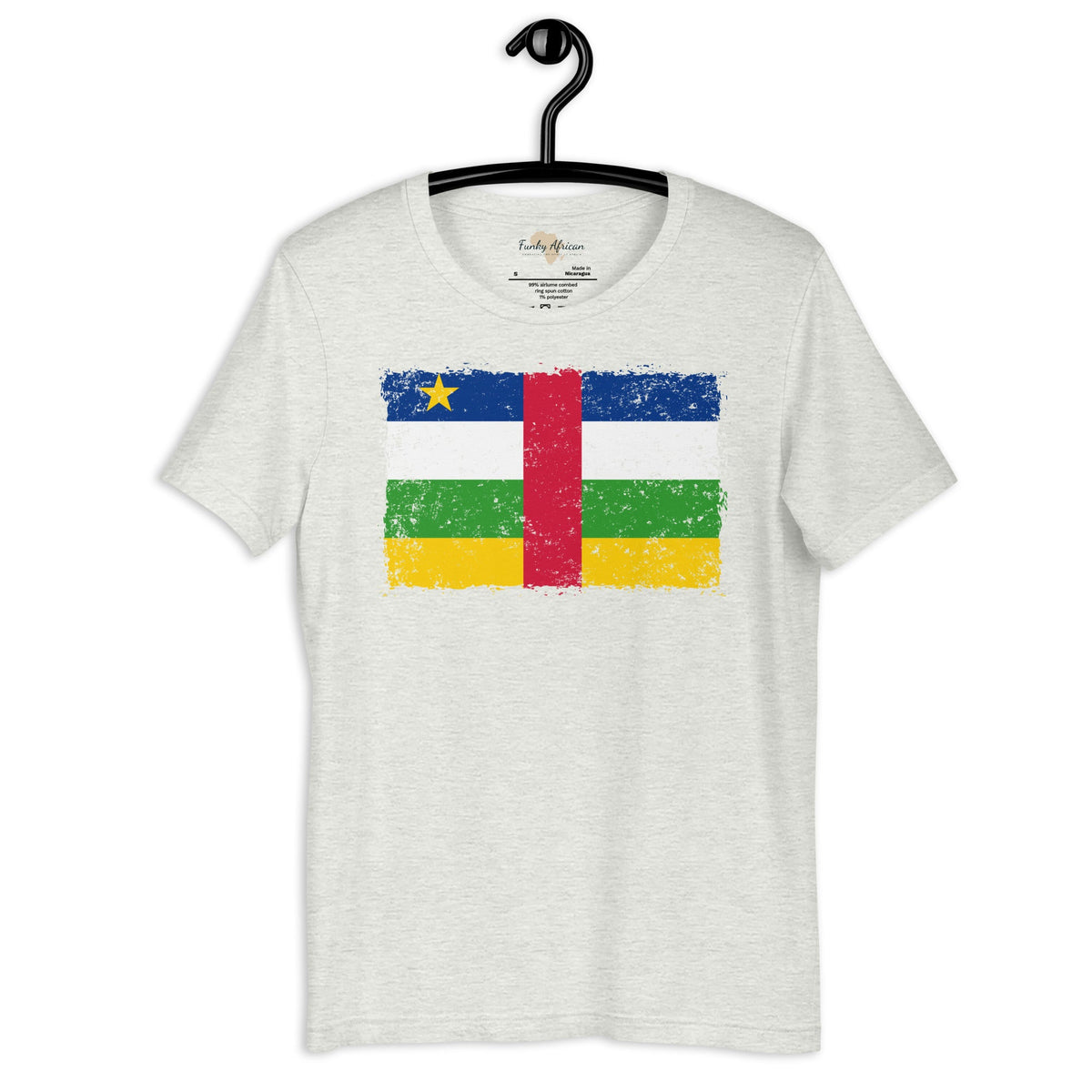 Central African Republic grunge unisex tee Funky African