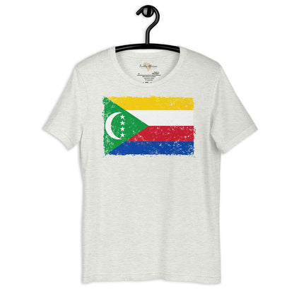 Comoros grunge unisex tee