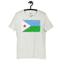 Djibouti grunge unisex tee Funky African