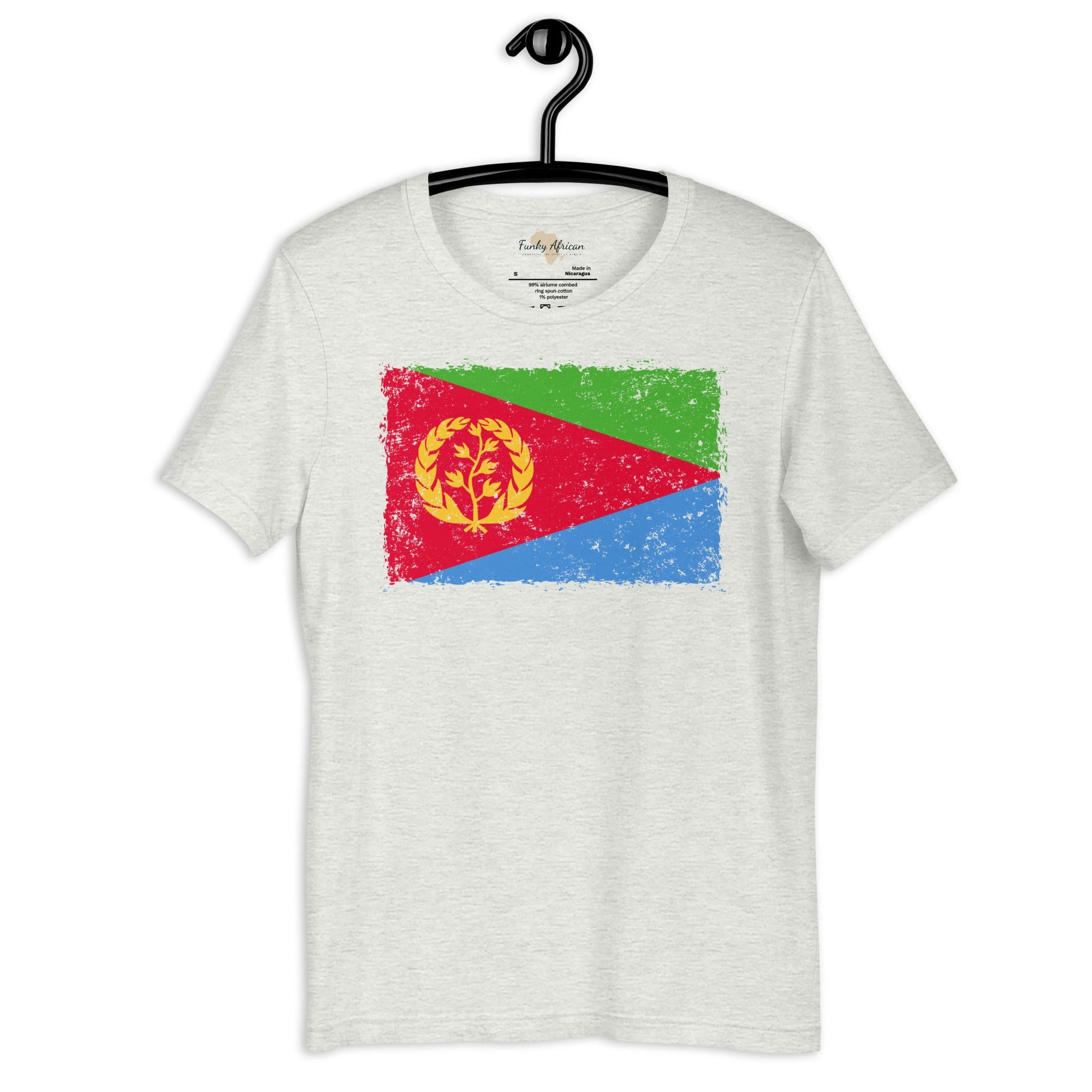Eritrea grunge unisex tee Funky African