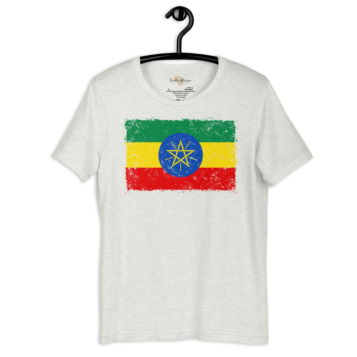 Ethiopia grunge unisex tee