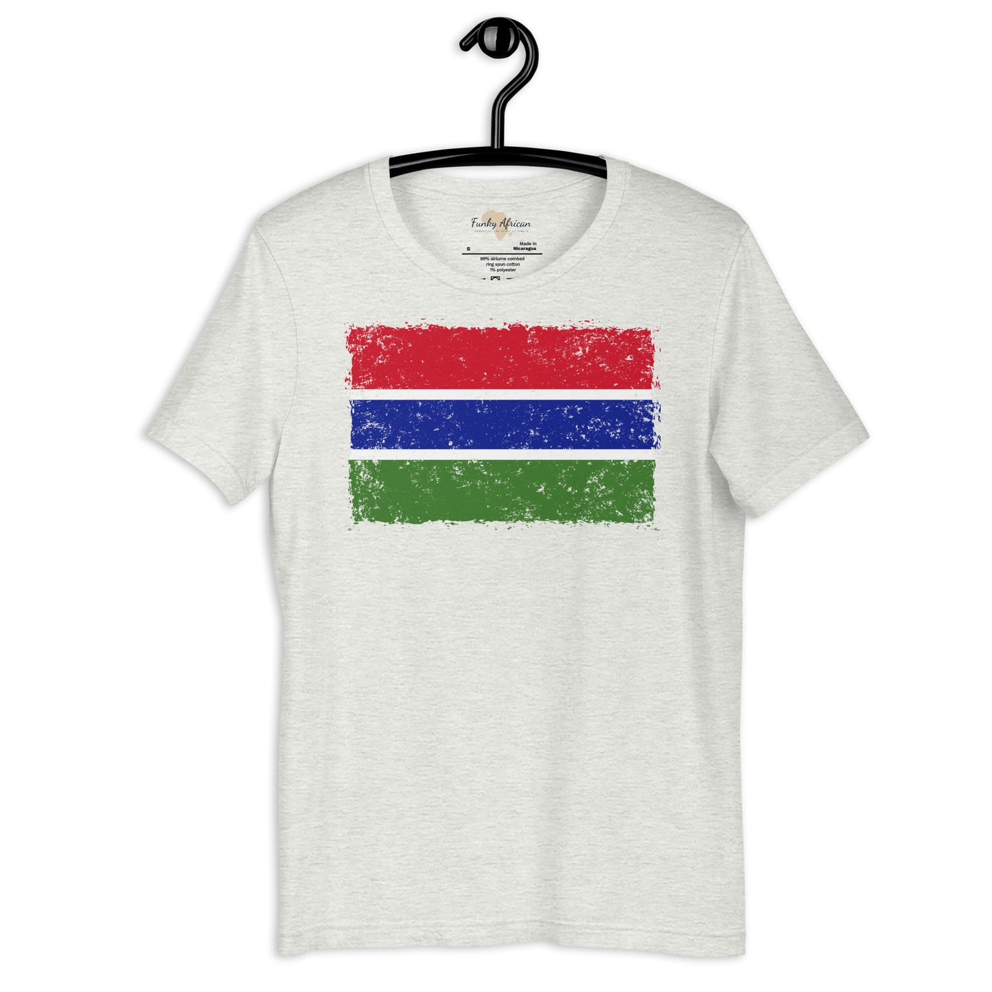 Gambia grunge unisex tee