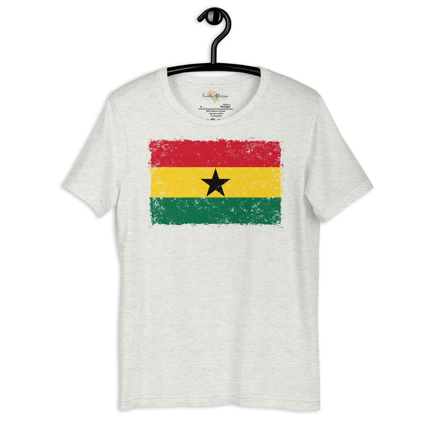 Ghana grunge unisex tee