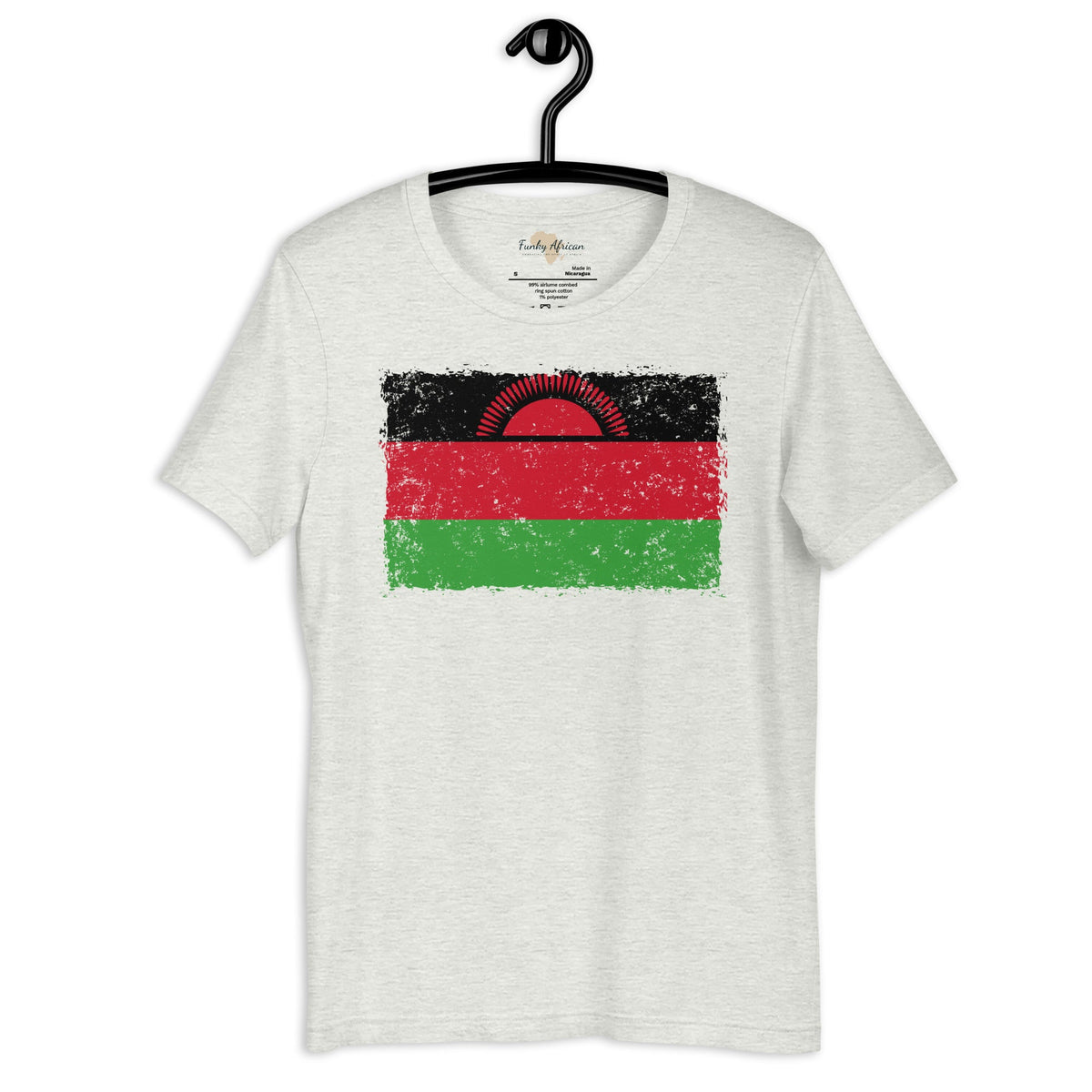 Malawi grunge unisex tee Funky African