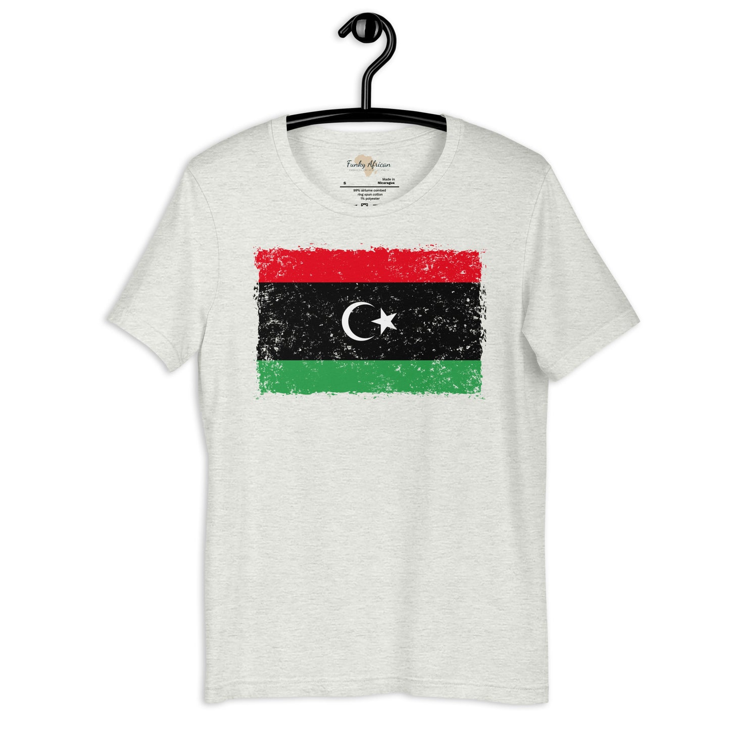 Libya grunge unisex tee