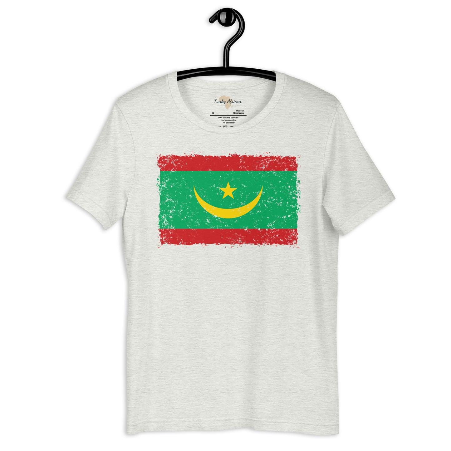 Mauritania grunge unisex tee