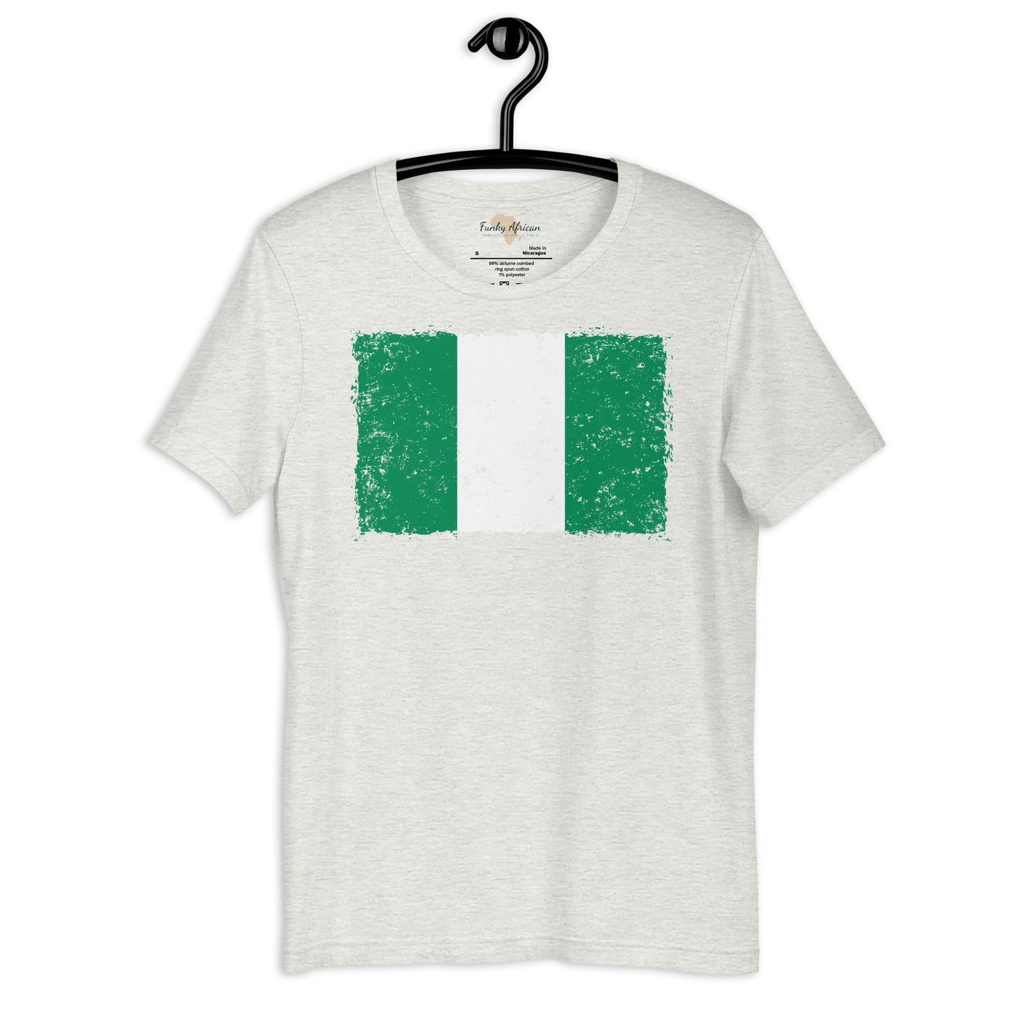 Nigeria grunge unisex tee