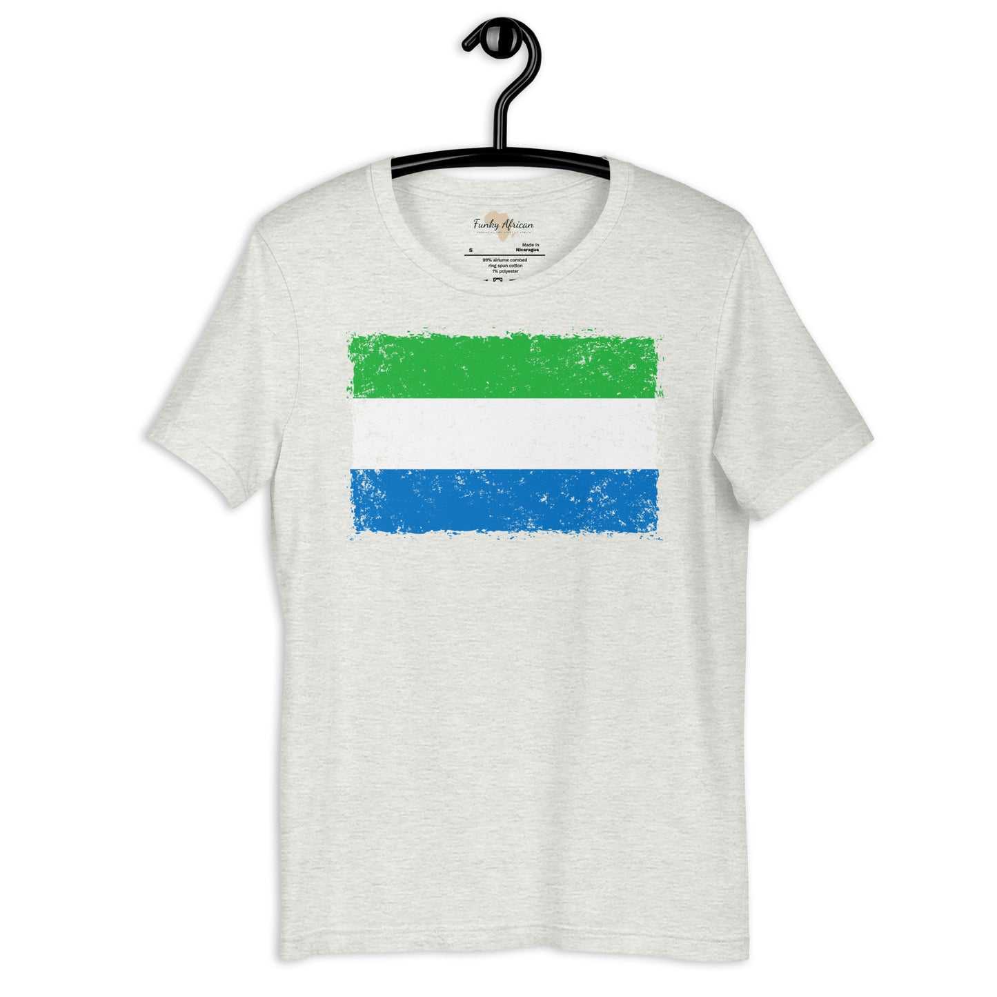 Sierra Leone grunge unisex tee