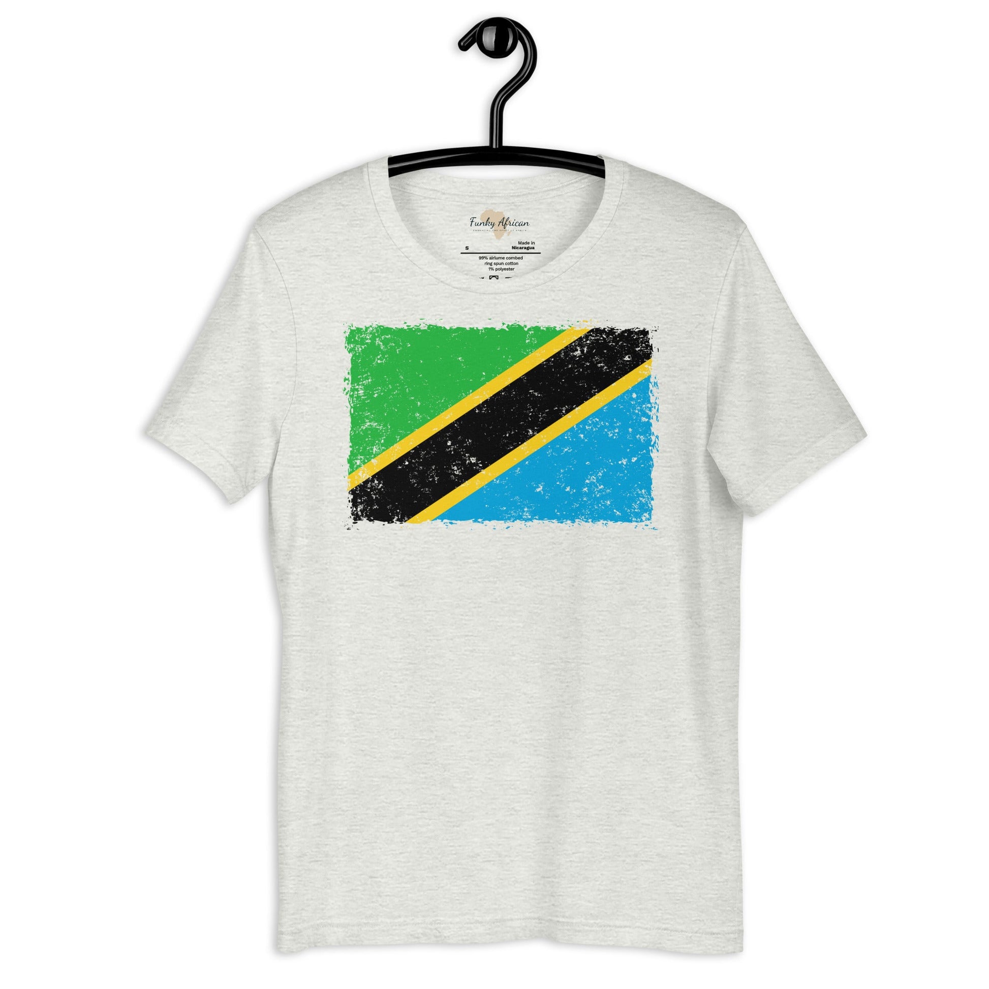Tanzania grunge unisex tee Funky African