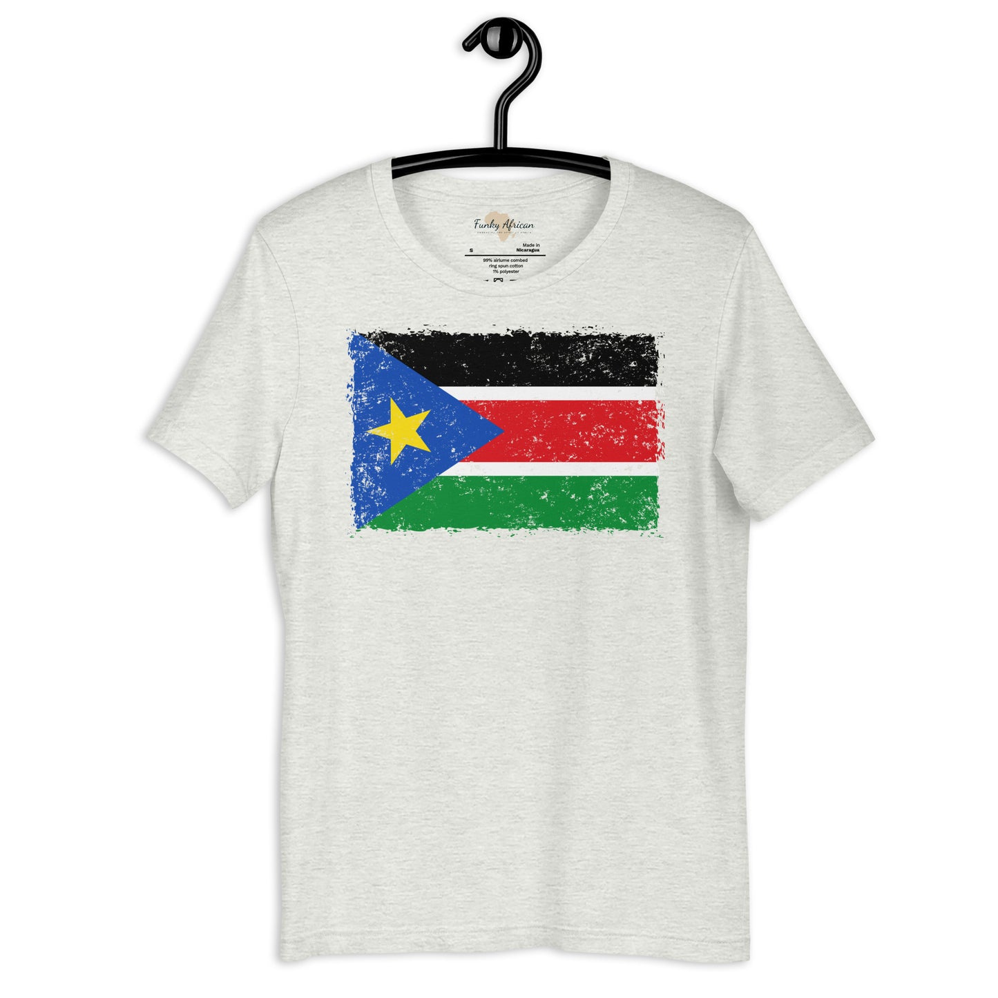 South Sudan grunge unisex tee