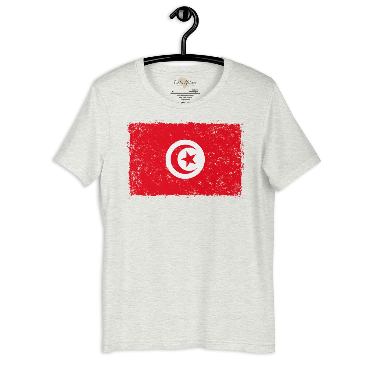Tunisia grunge unisex tee Funky African