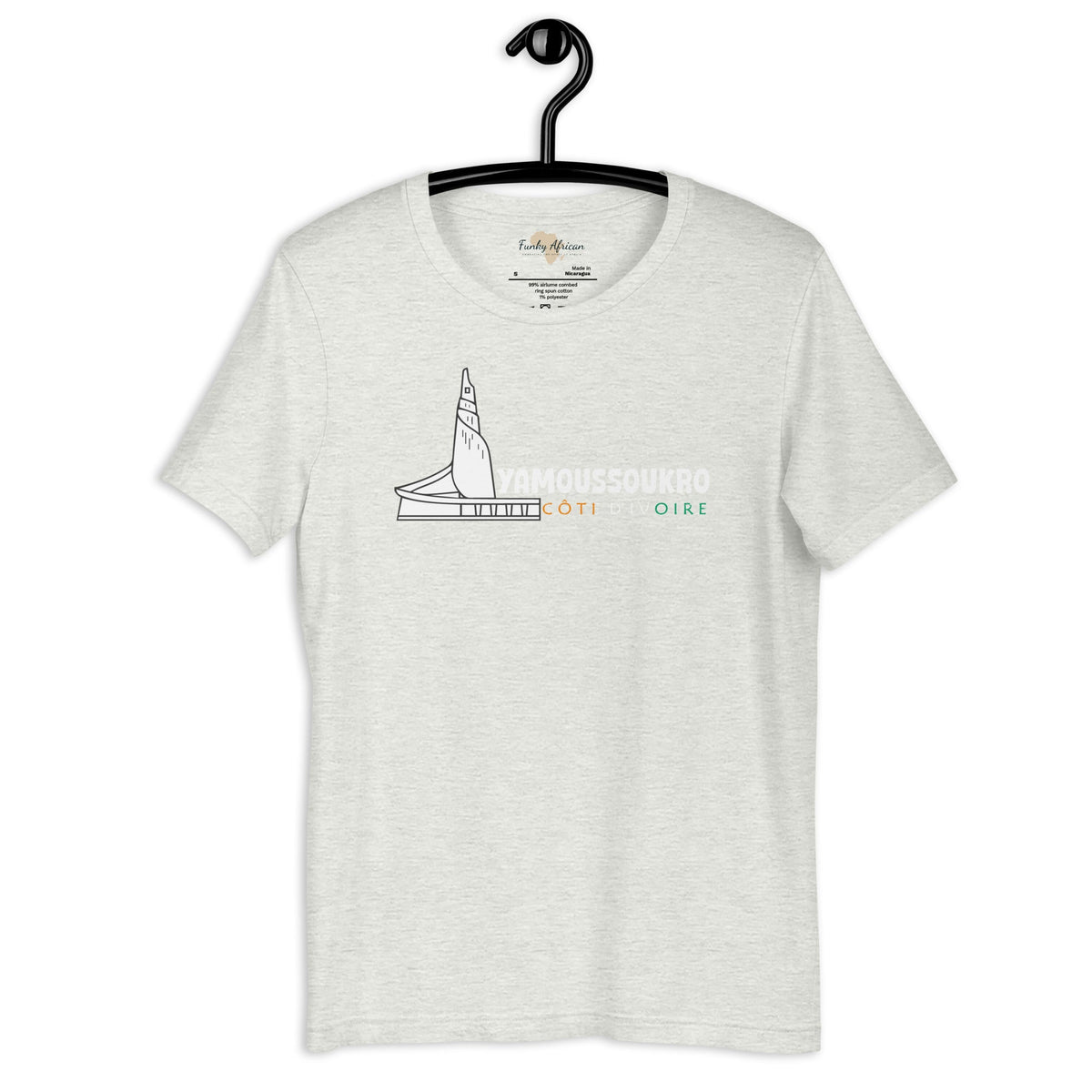 Côte d'Ivoire capital unisex tee Funky African