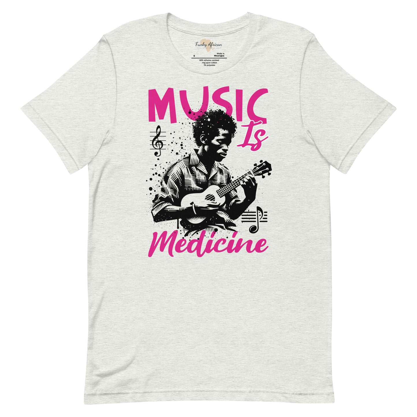 Music is medicine unisex t-shirt