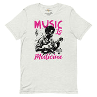 Music is medicine unisex t-shirt Funky African