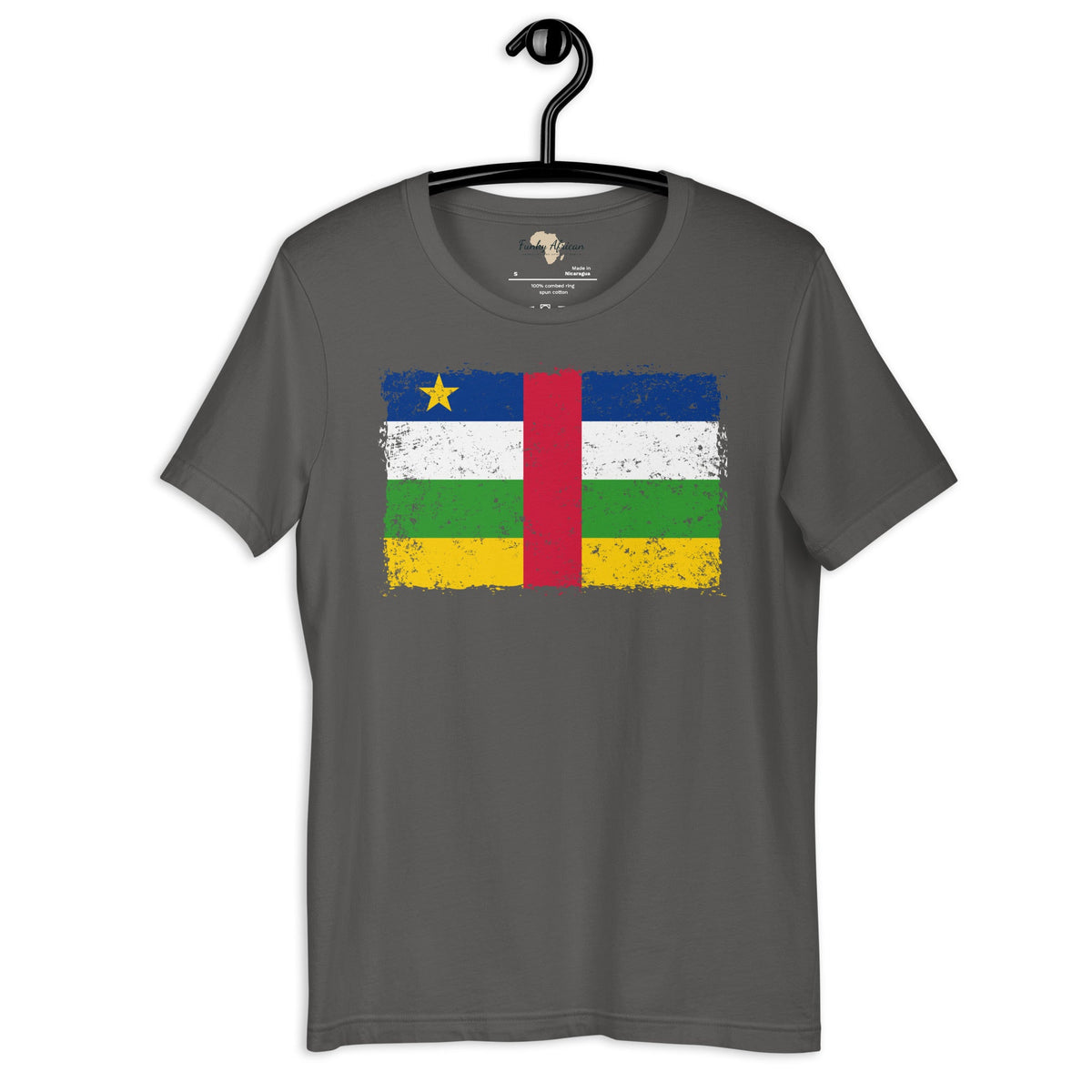 Central African Republic grunge unisex tee Funky African