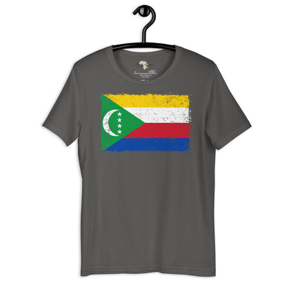 Comoros grunge unisex tee