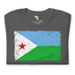 Djibouti grunge unisex tee Funky African