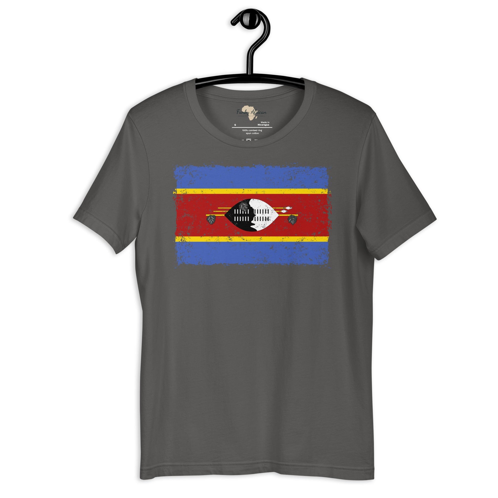 Eswatini grunge unisex tee Funky African