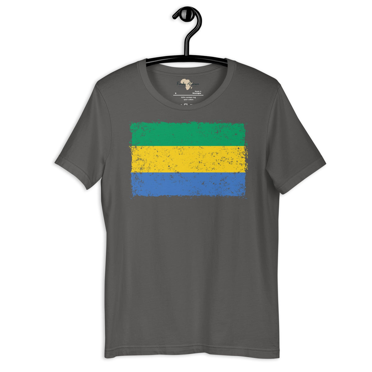 Gabon grunge unisex tee Funky African