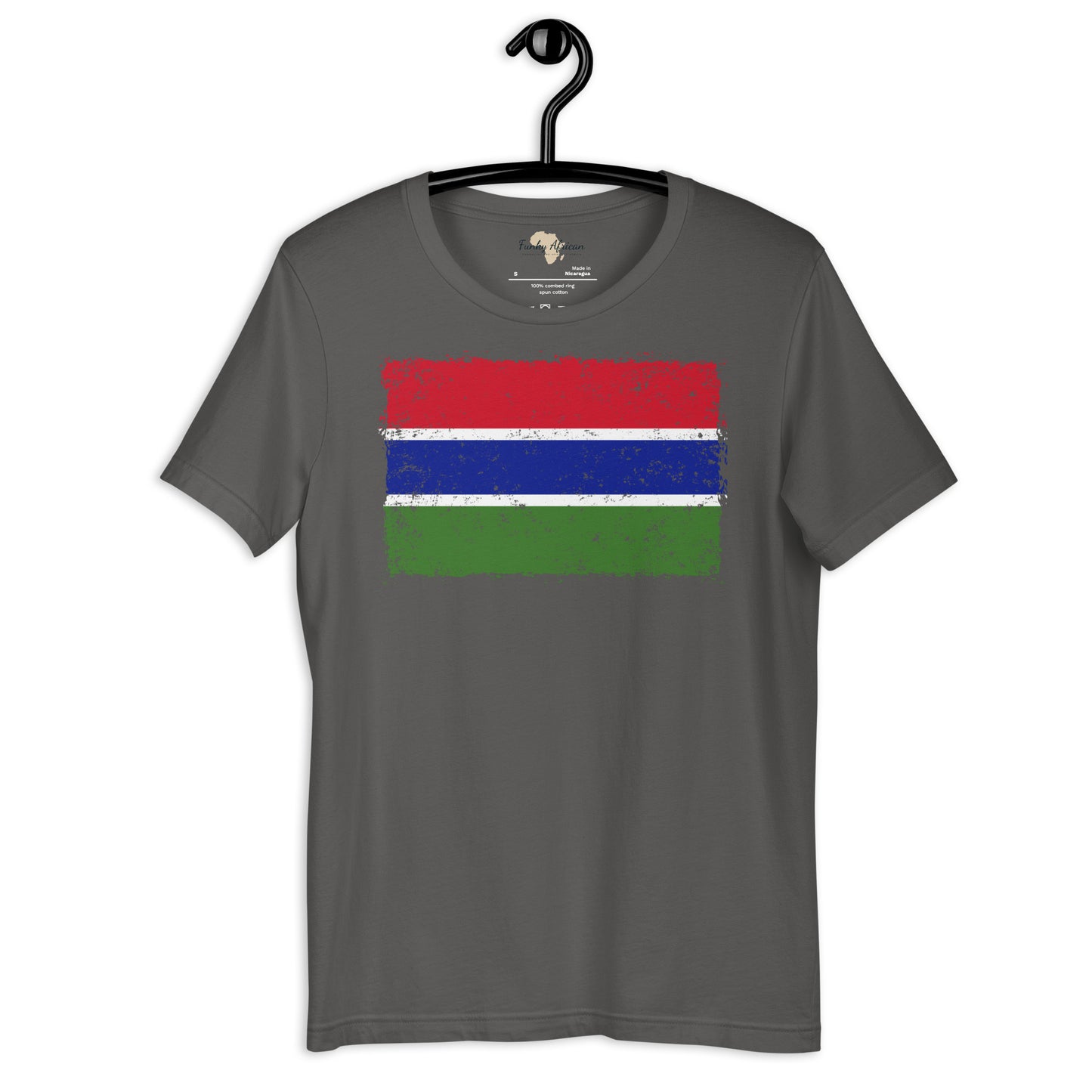 Gambia grunge unisex tee