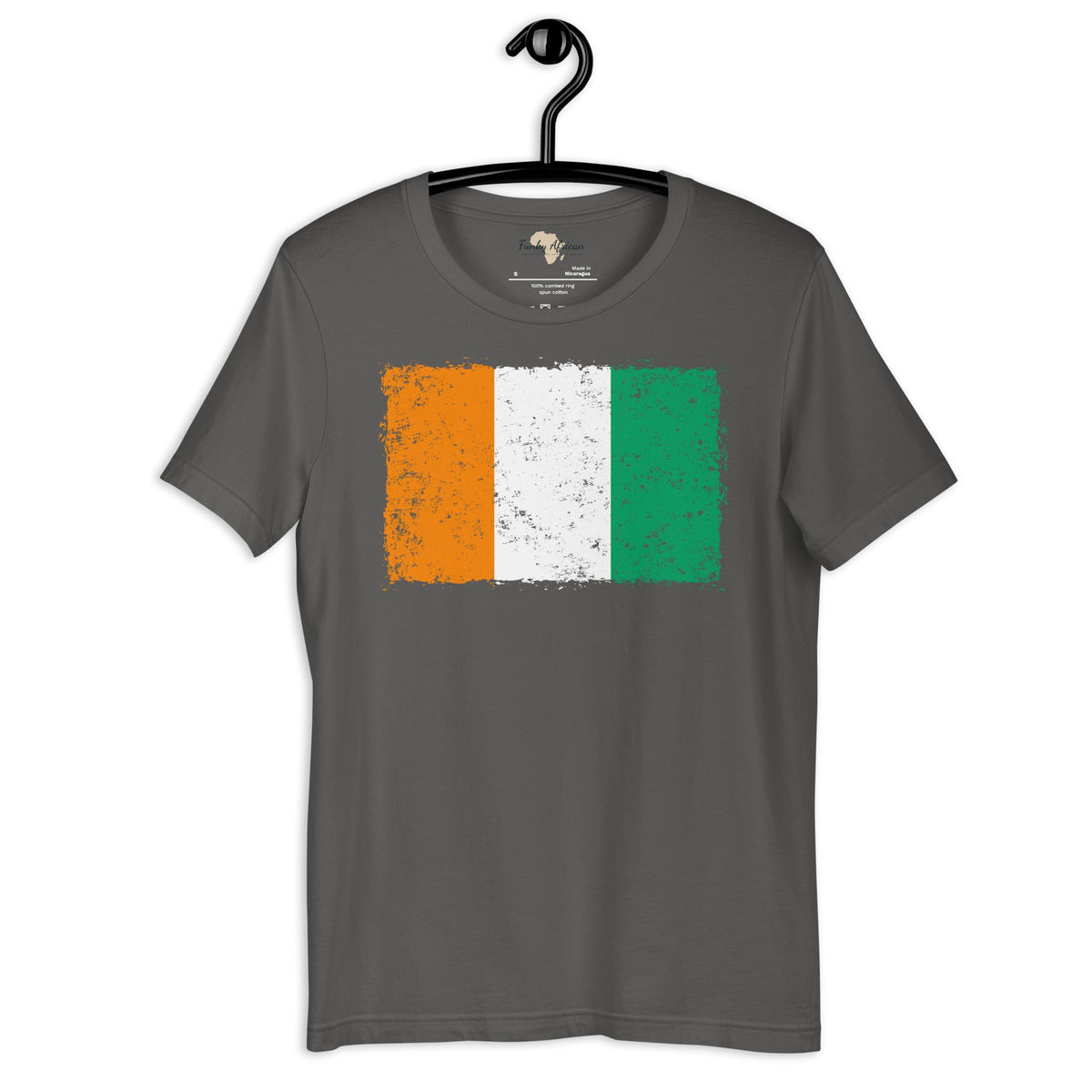 Côte d'Ivoire grunge unisex tee Funky African