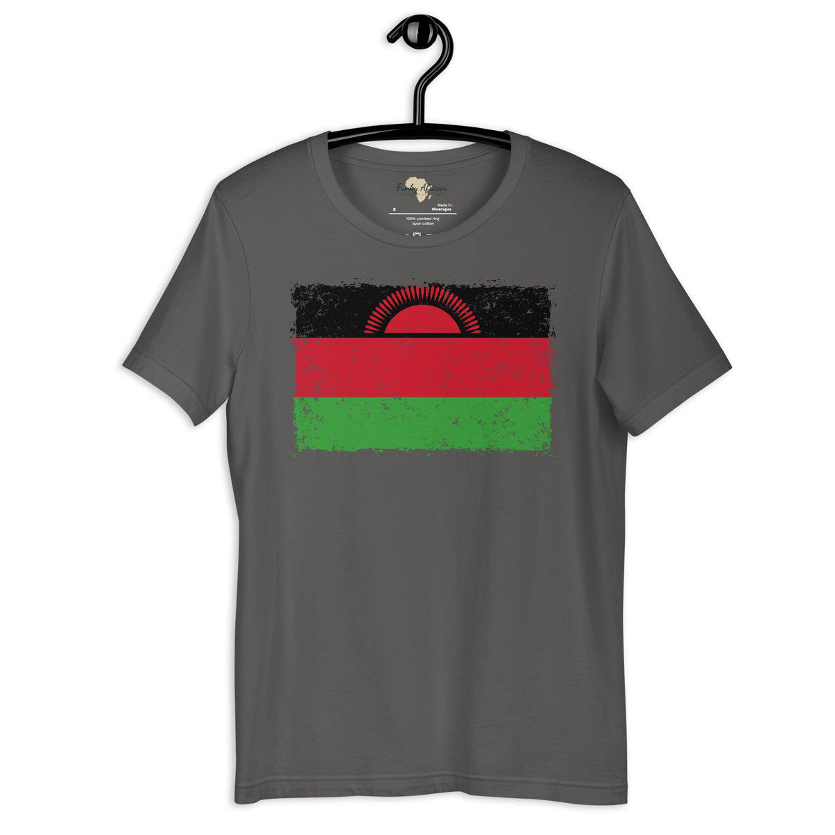 Malawi grunge unisex tee Funky African