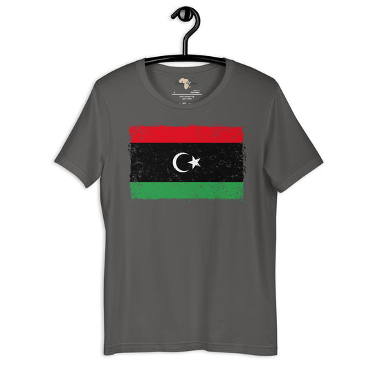 Libya grunge unisex tee