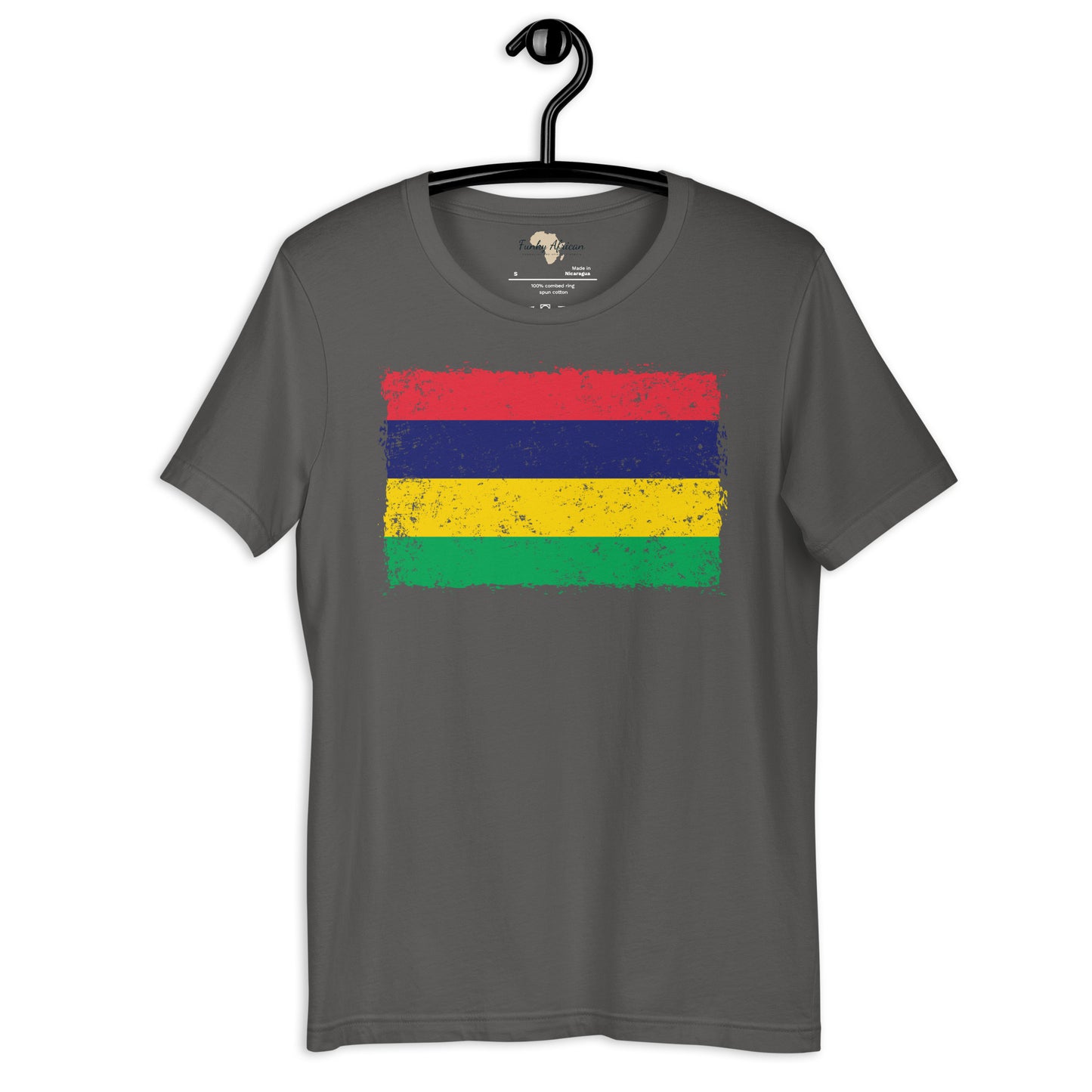 Mauritius grunge unisex tee