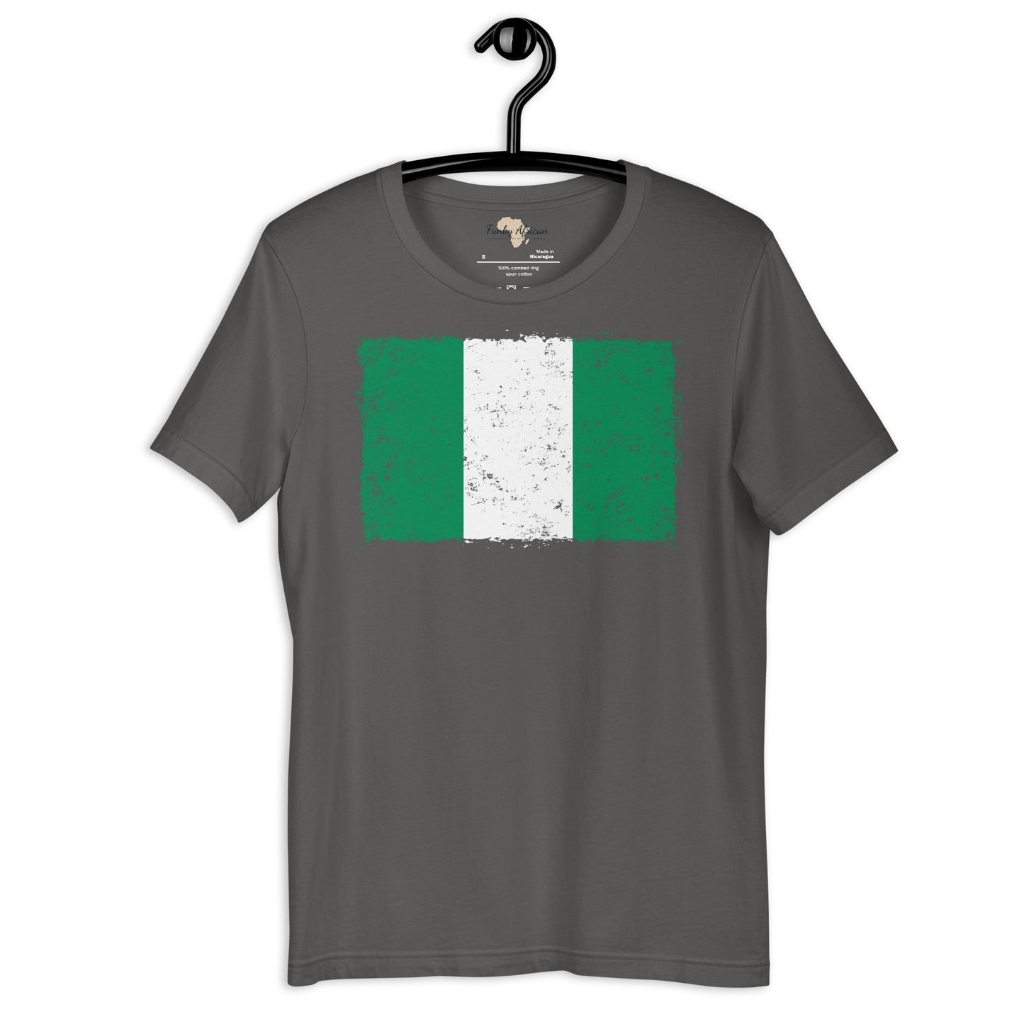 Nigeria grunge unisex tee