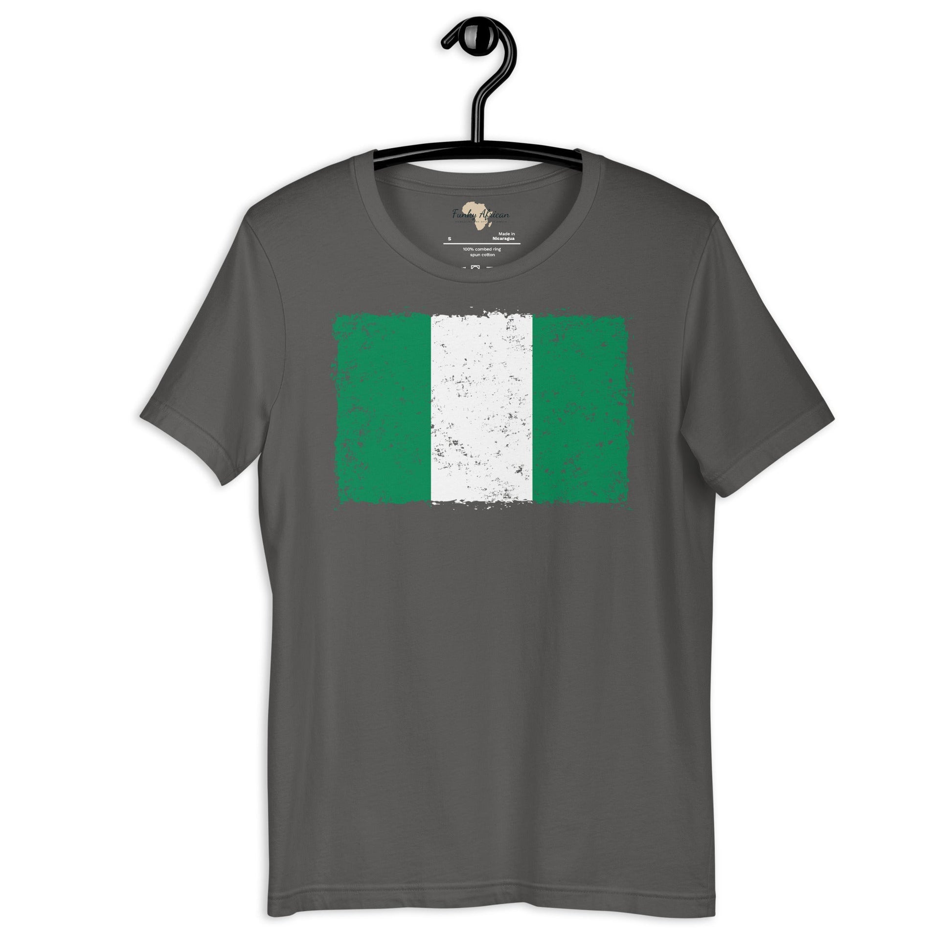 Nigeria grunge unisex tee Funky African