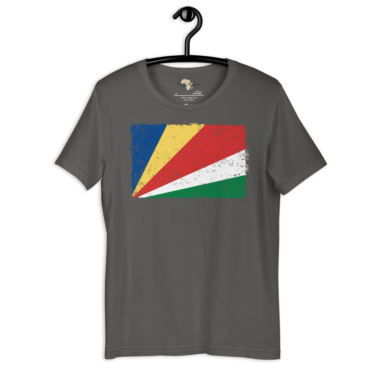 Seychelles grunge unisex tee Funky African