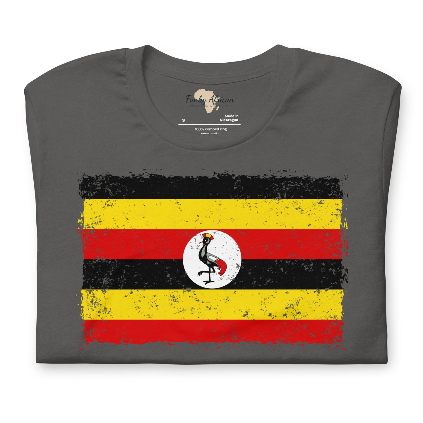 Uganda grunge unisex tee