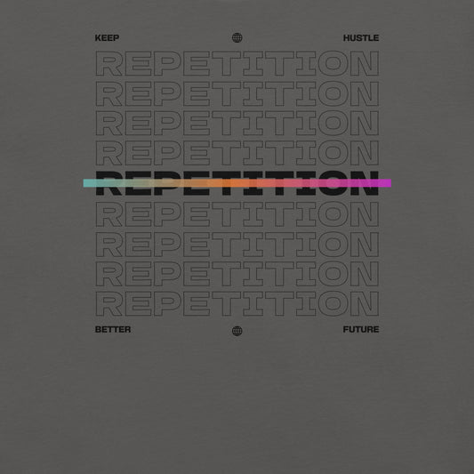 Repetition unisex tee Funky African