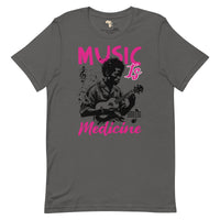Music is medicine unisex t-shirt Funky African
