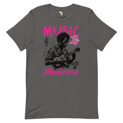 Music is medicine unisex t-shirt Funky African