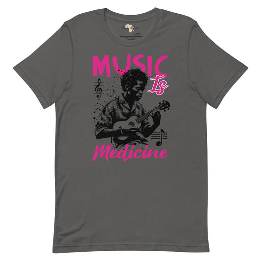 Music is medicine unisex t-shirt