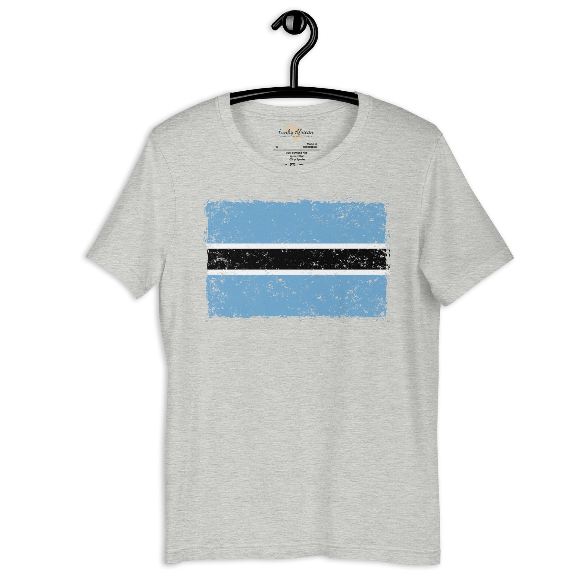 Botswana grunge unisex tee Funky African