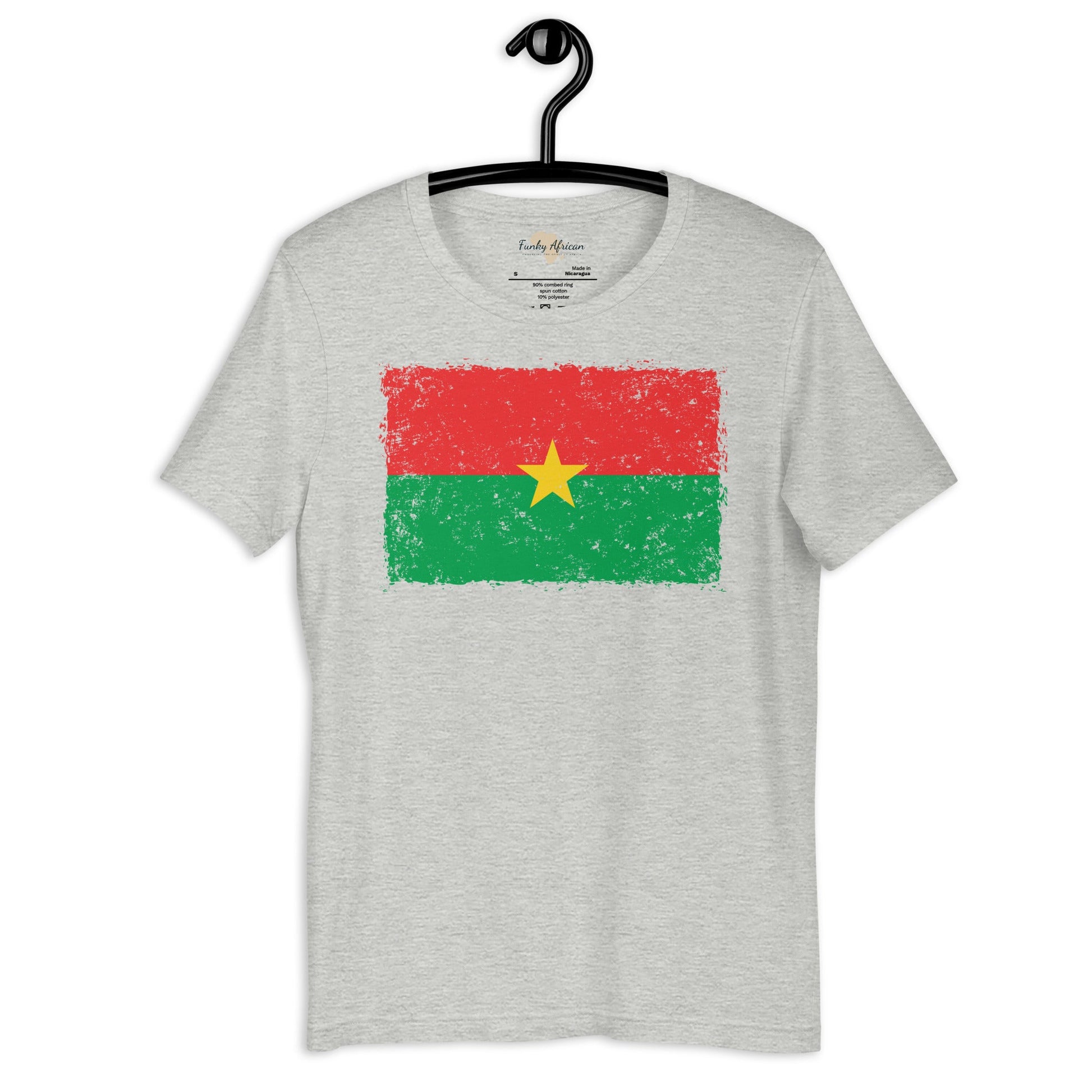 Burkina Faso grunge unisex tee Funky African