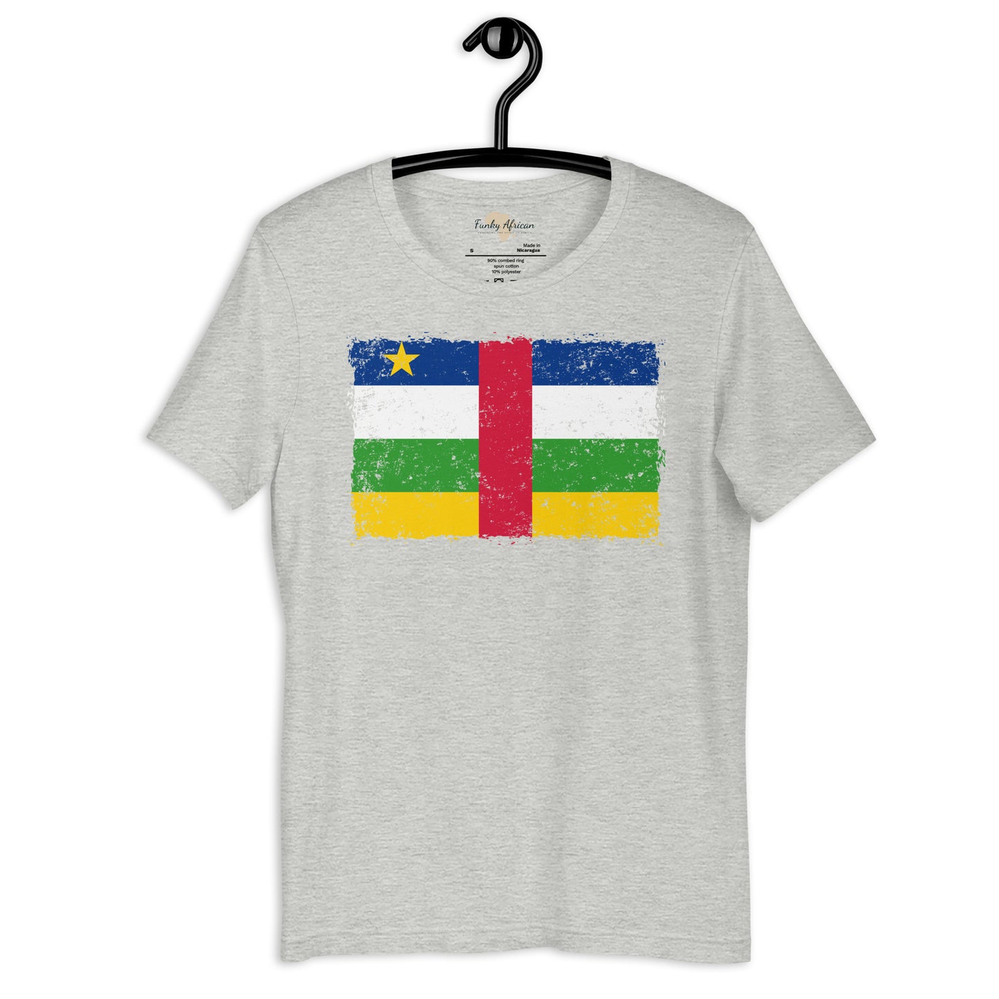 Central African Republic grunge unisex tee