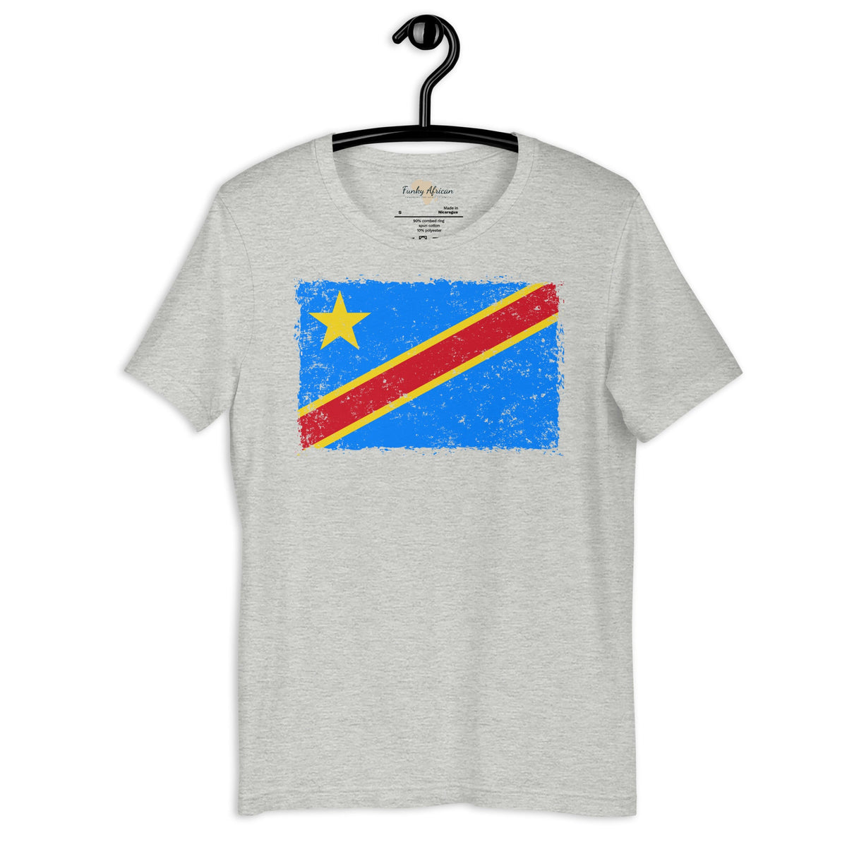 DR Congo grunge unisex tee Funky African