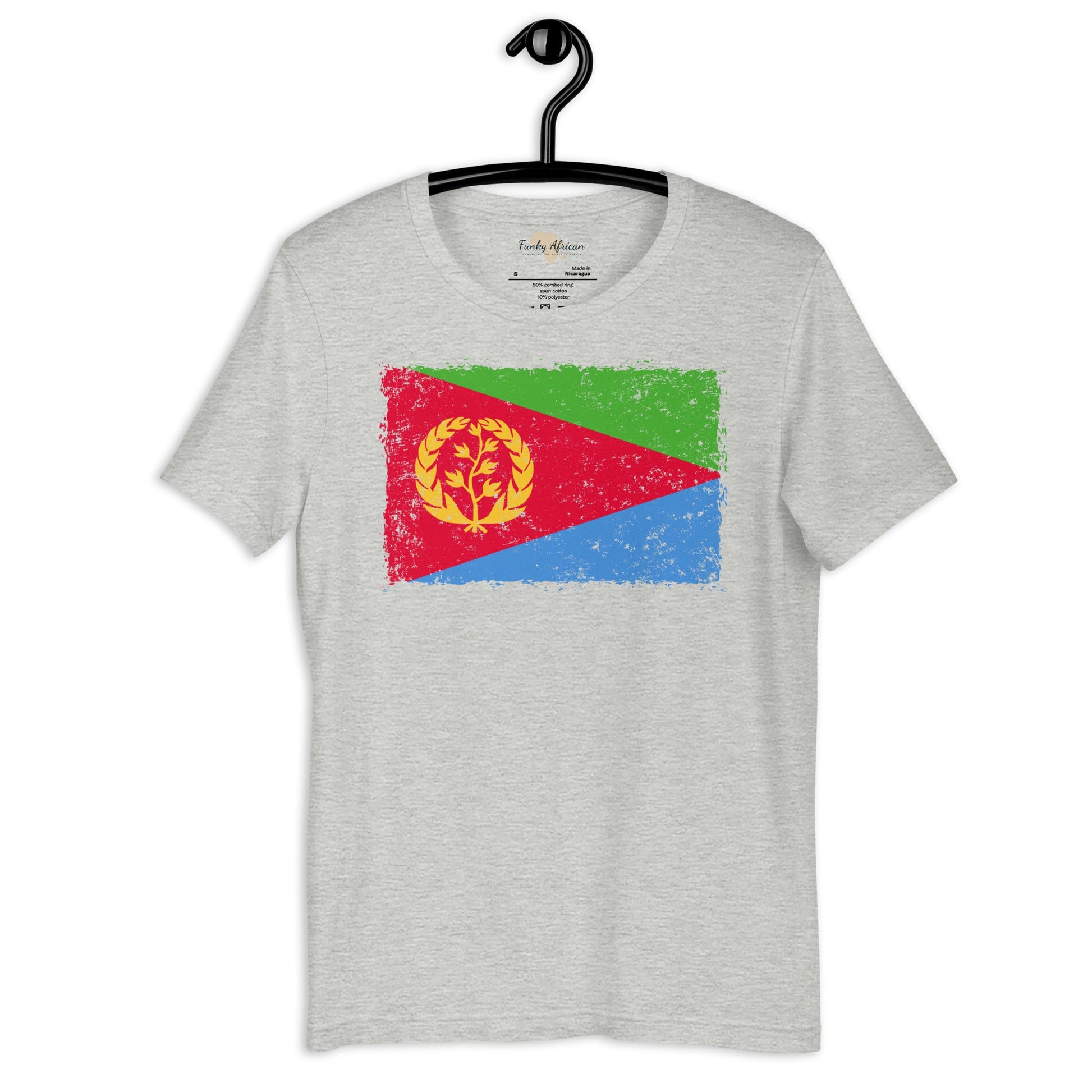Eritrea grunge unisex tee Funky African