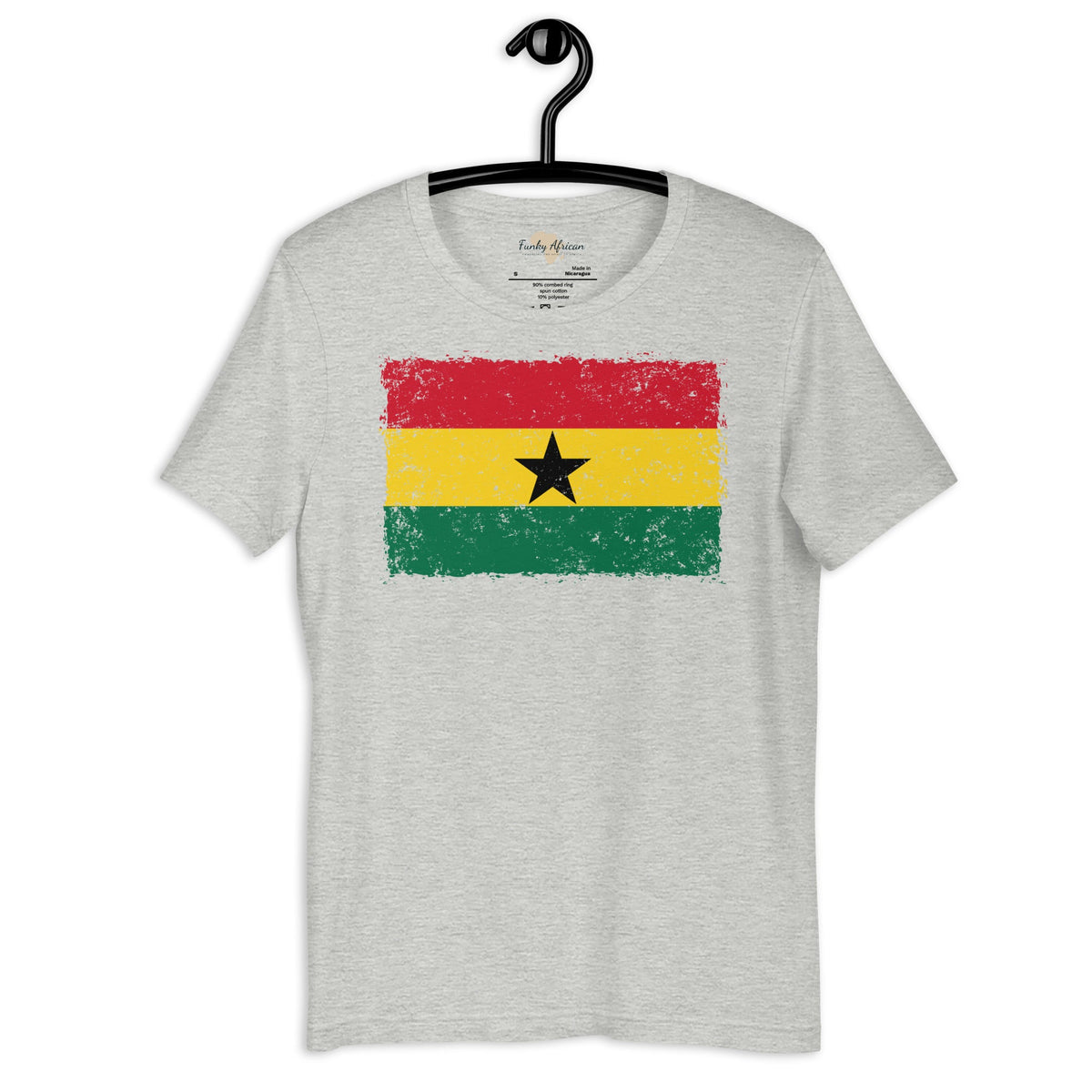 Ghana grunge unisex tee Funky African