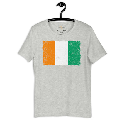 Côte d'Ivoire grunge unisex tee