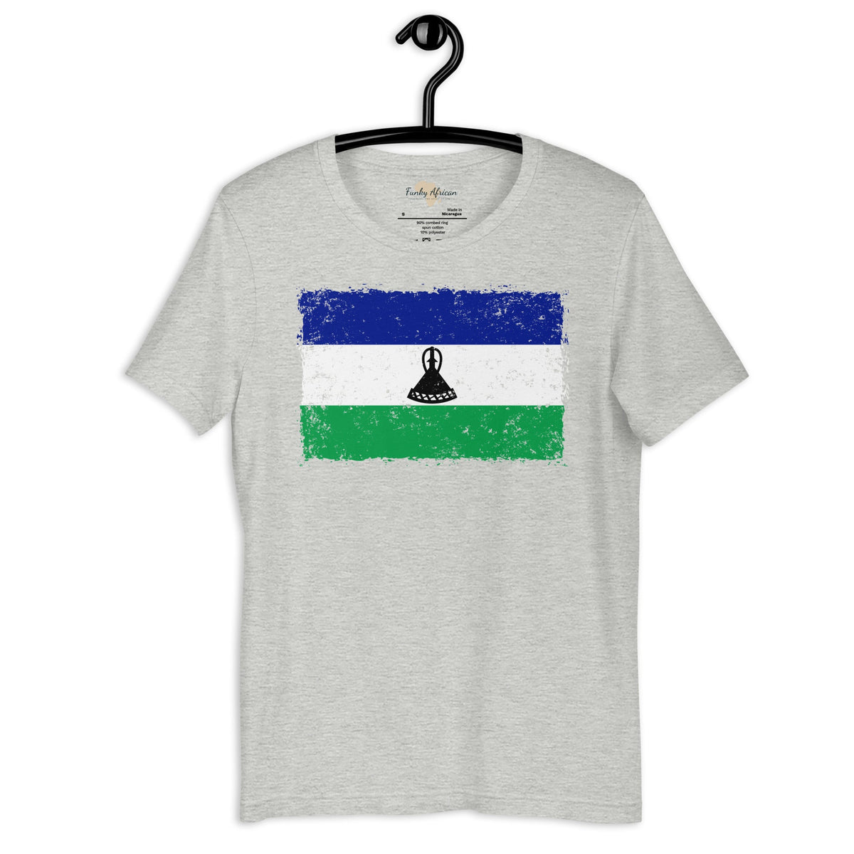 Lesotho grunge unisex tee Funky African