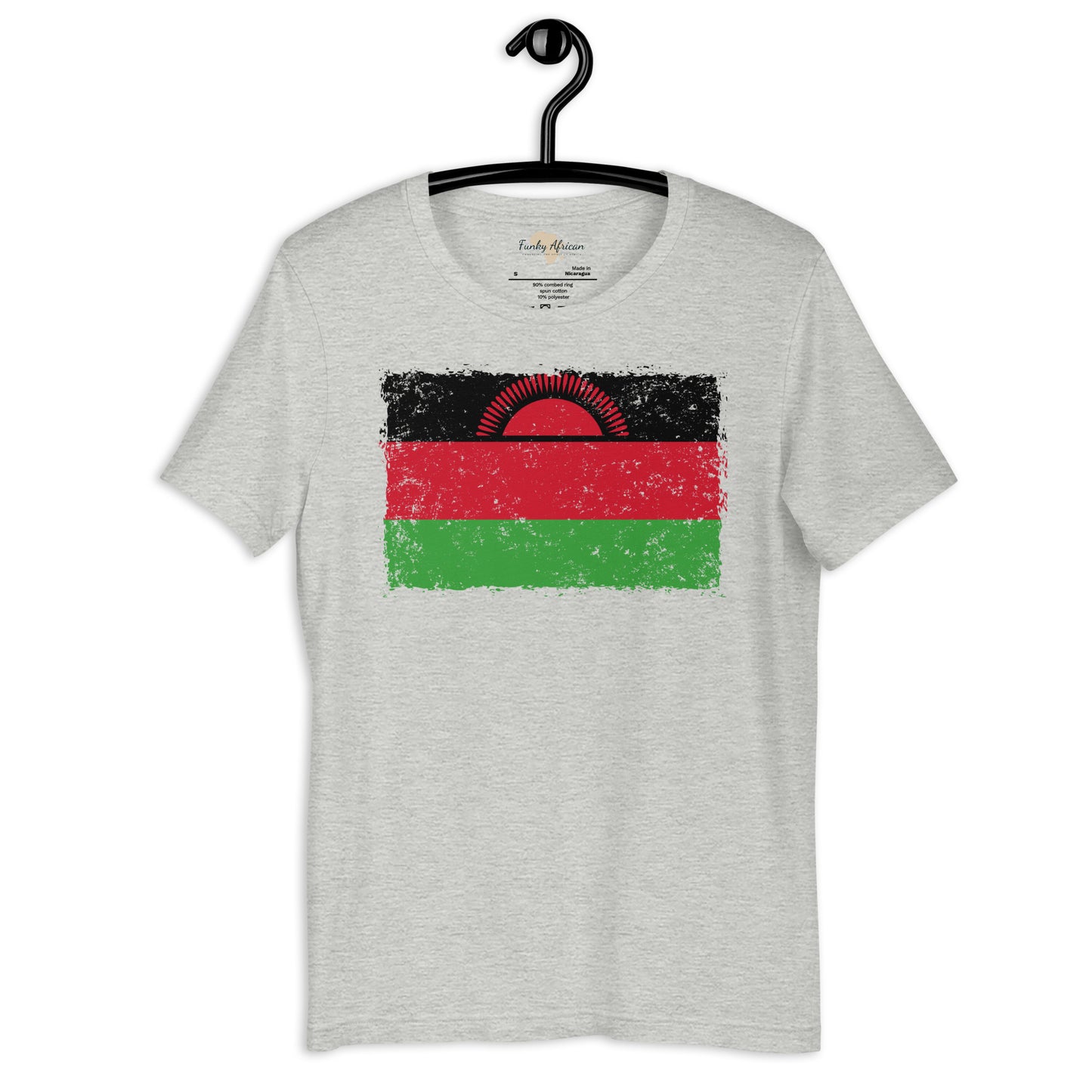 Malawi grunge unisex tee